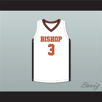 Brandon Durrett 3 Bishop Hayes Tigers Home Basketball Jersey The Way Back