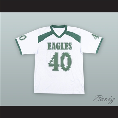 Braxton Miller 40 Eagles High School White Football Jersey