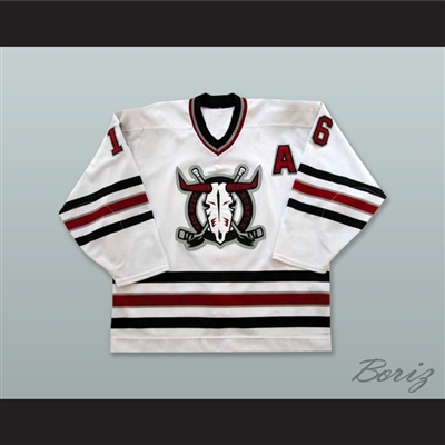 Brennen Wray 16 Deer Rebels White Hockey Jersey