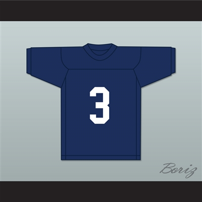 Bronko Nagurski 3 Bemidji High School Lumberjacks Navy Blue Football Jersey 1