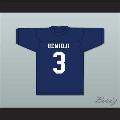 Bronko Nagurski 3 Bemidji High School Lumberjacks Navy Blue Football Jersey 2