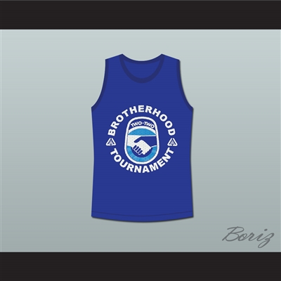 White Men Can't Jump Brotherhood Tournament Basketball Jersey Blue