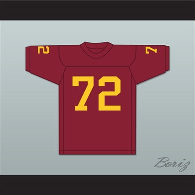 Bruce Matthews 72 Arcadia High School Apaches Maroon Football Jersey 1