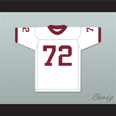 Bruce Matthews 72 Arcadia High School Apaches White Football Jersey 1