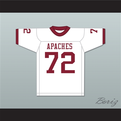 Bruce Matthews 72 Arcadia High School Apaches White Football Jersey 2