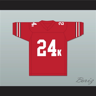 Bruno Mars 24K Red Football Jersey