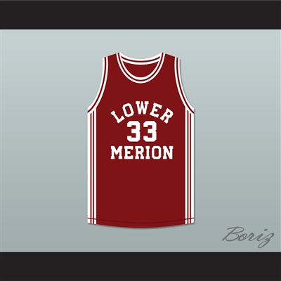 Kobe Bryant 33 Lower Merion High School Aces Maroon Basketball Jersey 2