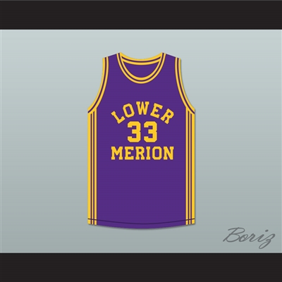Kobe Bryant 33 Lower Merion High School Aces Purple Basketball Jersey 1