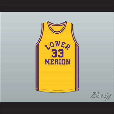 Kobe Bryant 33 Lower Merion High School Aces Yellow Basketball Jersey 1