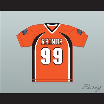 Ozamataz Buckshank 99 Rhinos Football Jersey with Patches Key & Peele