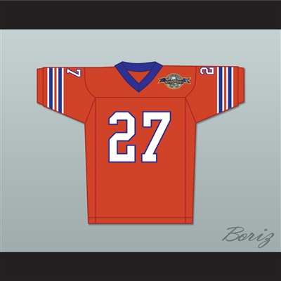 Casey Bugge 27 Mud Dogs Home Football Jersey with Bourbon Bowl Patch