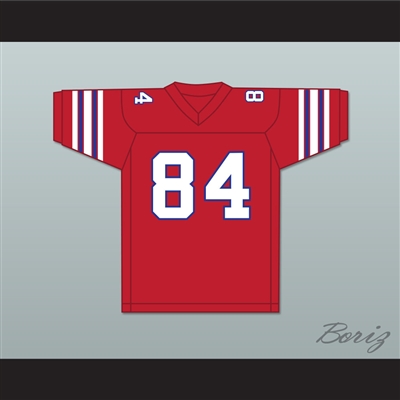 Danny Burke 84 Adams College Atoms Red Football Jersey Revenge of the Nerds