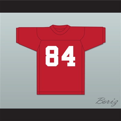 Danny Burke 84 Adams College Atoms Red Practice Football Jersey Revenge of the Nerds 2