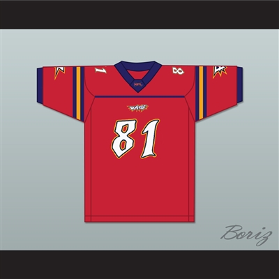 Dialleo Burks 81 Orlando Rage Home Football Jersey