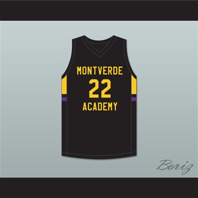 Caleb Houstan 22 Montverde Academy Eagles Black Basketball Jersey 1