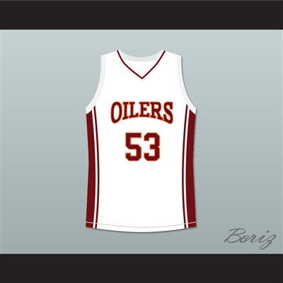 Junior Battle 53 Richmond Oilers Away Basketball Jersey Coach Carter