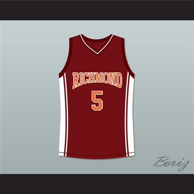 Jason Lyle 5 Richmond Oilers Home Basketball Jersey Coach Carter