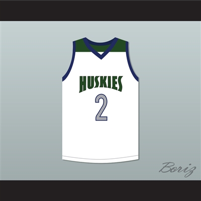 Lonzo Ball 2 Chino Hills High School Huskies White Basketball Jersey