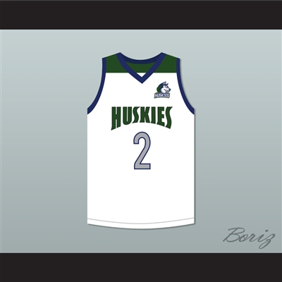 Lonzo Ball 2 Chino Hills Huskies White Basketball Jersey with Patch