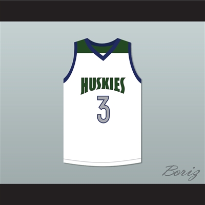LiAngelo Ball 3 Chino Hills High School Huskies White Basketball Jersey