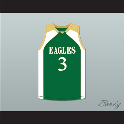 CJ McCollum 3 GlenOak High School Green Basketball Jersey 2