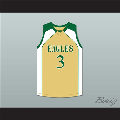 CJ McCollum 3 GlenOak High School Gold Basketball Jersey 2