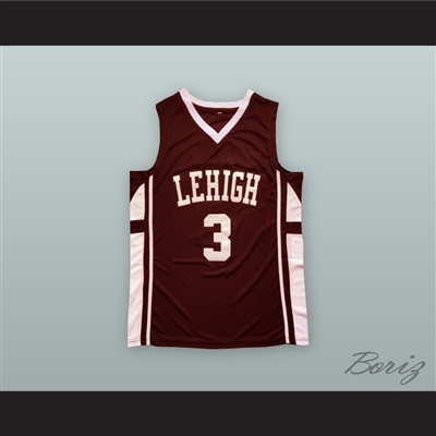 CJ McCollum 3 Lehigh Mountain Hawks Brown Basketball Jersey