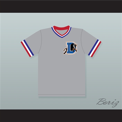 Crash Davis 8 Bull Durham Gray Baseball Jersey