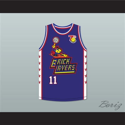 Dean Cain 11 Bricklayers Basketball Jersey 7th Annual Rock N' Jock B-Ball Jam 1997