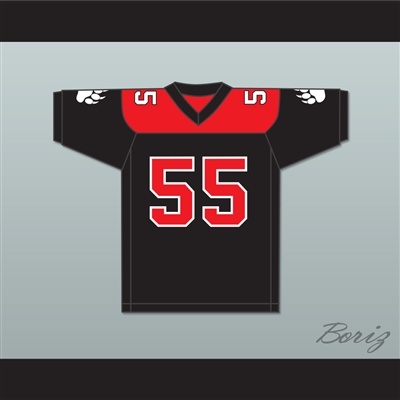 B.J. Caine 55 Minnville High School Grizzlies Football Jersey Quarterback Princess 2