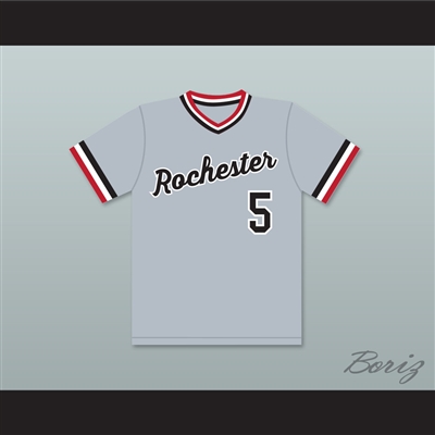 Cal Ripken Jr. 5 Rochester Red Wings Gray Baseball Jersey