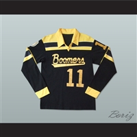 Calgary Boomers Long Sleeve Football Soccer Polo Shirt Jersey