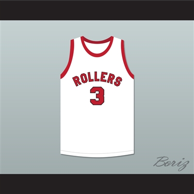 Ernie Calverley 3 Providence Steamrollers White Basketball Jersey 4