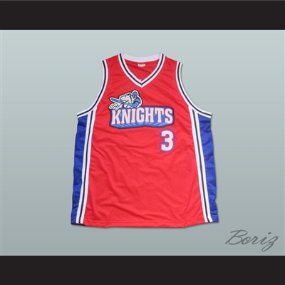 Lil' Bow Wow Calvin Cambridge 3 Los Angeles Knights Red Basketball Jersey Like Mike