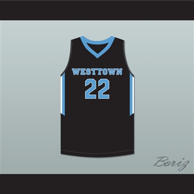 Cam Reddish 22 Westtown School Moose Black Basketball Jersey 2
