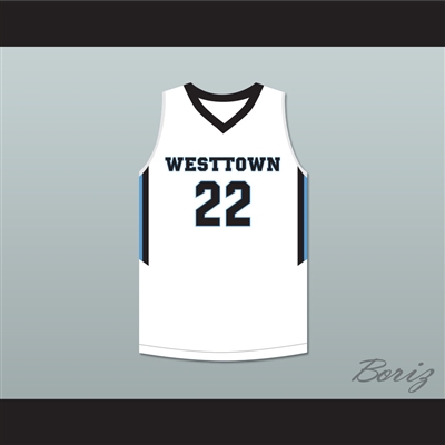 Cam Reddish 22 Westtown School Moose White Basketball Jersey 2