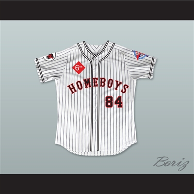 Cameron Daddo 84 Homeboys Pinstriped Baseball Jersey 6th Annual Rock N' Jock Softball Challenge 1995