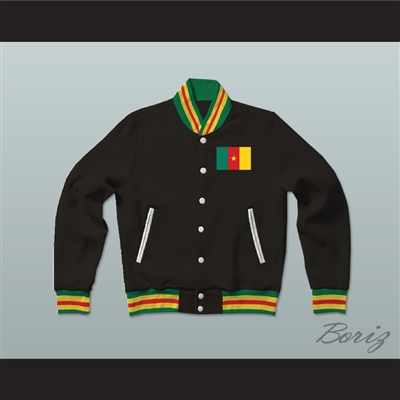 Cameroon Varsity Letterman Jacket-Style Sweatshirt