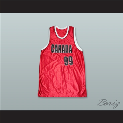 Canada 99 Red Basketball Jersey