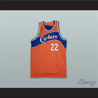 Cardozo Judges 22 Orange Rucker Park Basketball Jersey