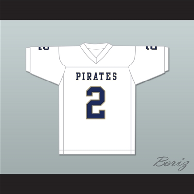 Carlos Thompson 2 Independence Community College Pirates White Football Jersey