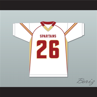 Michael Carter II 26 South Paulding High School Spartans White Football Jersey 2