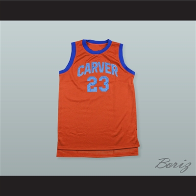 23 Carver High School Basketball Jersey White Shadow