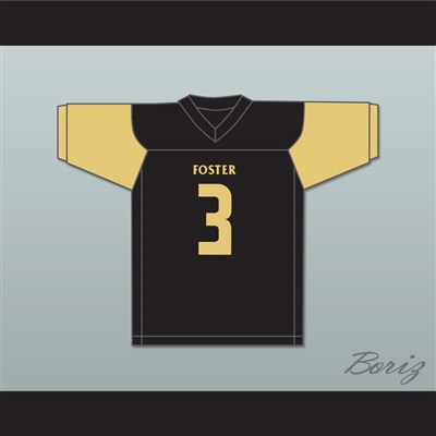 CeeDee Lamb 3 John and Randolph Foster High School Falcons Black Football Jersey 2