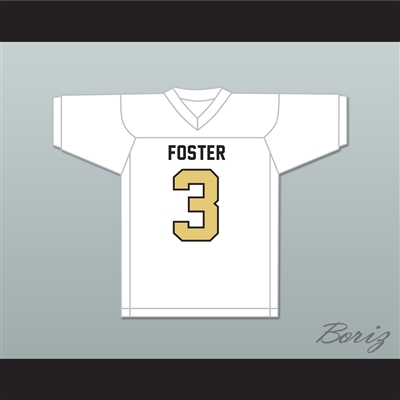 CeeDee Lamb 3 John and Randolph Foster High School Falcons White Football Jersey 1