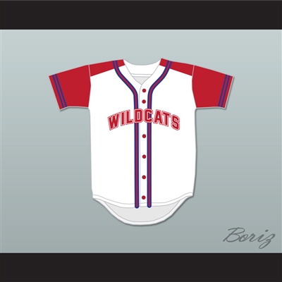 Chad Danforth 8 East High School Wildcats Baseball Jersey Design 1