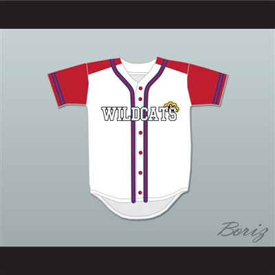 Chad Danforth 8 East High School Wildcats Baseball Jersey Design 2