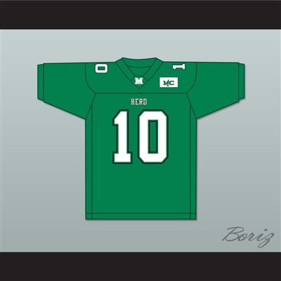 Chad Pennington 10 Marshall Herd Green Football Jersey