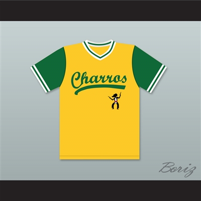 Danny McBride Kenny Powers 55 Charros Away Baseball Jersey Eastbound & Down