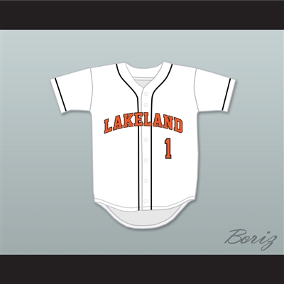 Chris Sale 1 Lakeland Senior High School Dreadnaughts White Baseball Jersey 2